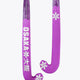 Rose Bud field hockey stick, purple curved head with Osaka branding
