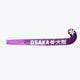 Rose Bud field hockey stick with OSAKA lettering on the shaft and purple end