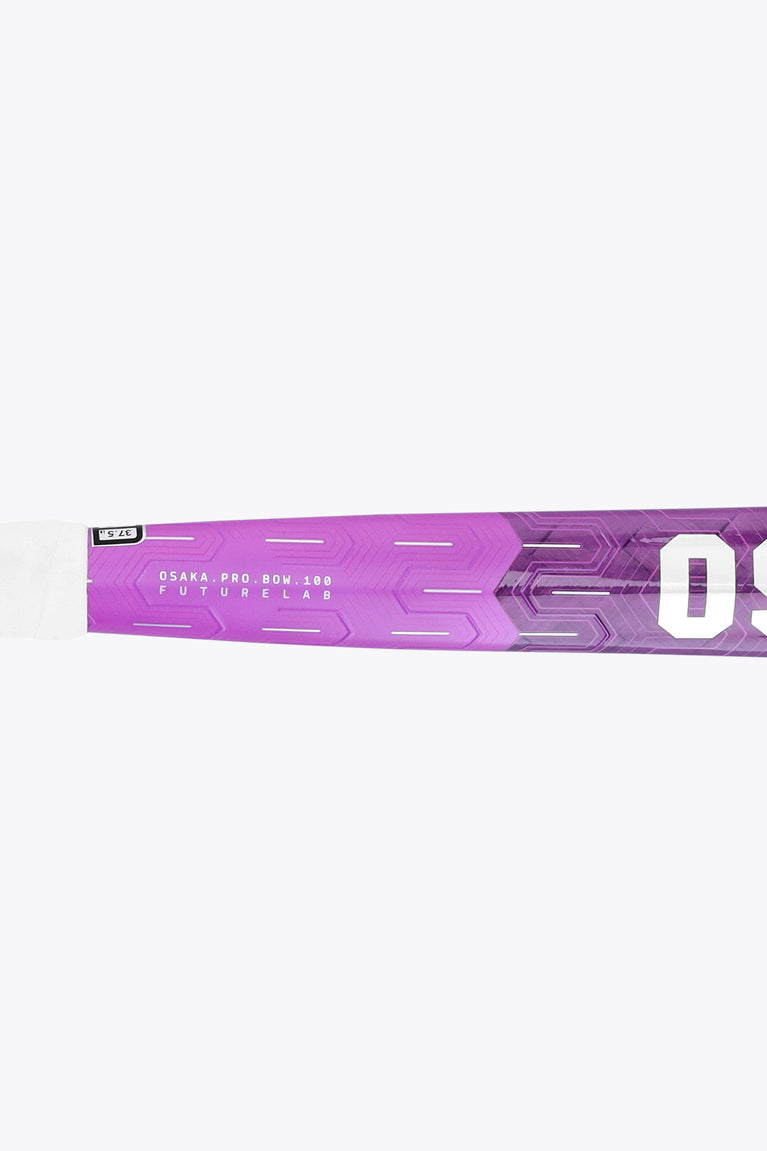 Rose Bud field hockey stick shaft with OSAKA lettering and geometric pattern