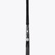 Dark field hockey stick blade with star logo and printed characters on the shaft