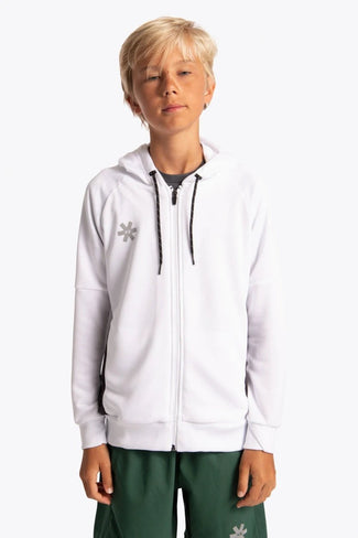 <tc>Archive Sale</tc> – Kinder Osaka Osaka Kids Training Zip Hoodie | White - Activewear Training