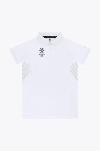 <tc>RUA</tc>: Kinder Osaka Osaka Kids Polo Jersey | White - Polos Training