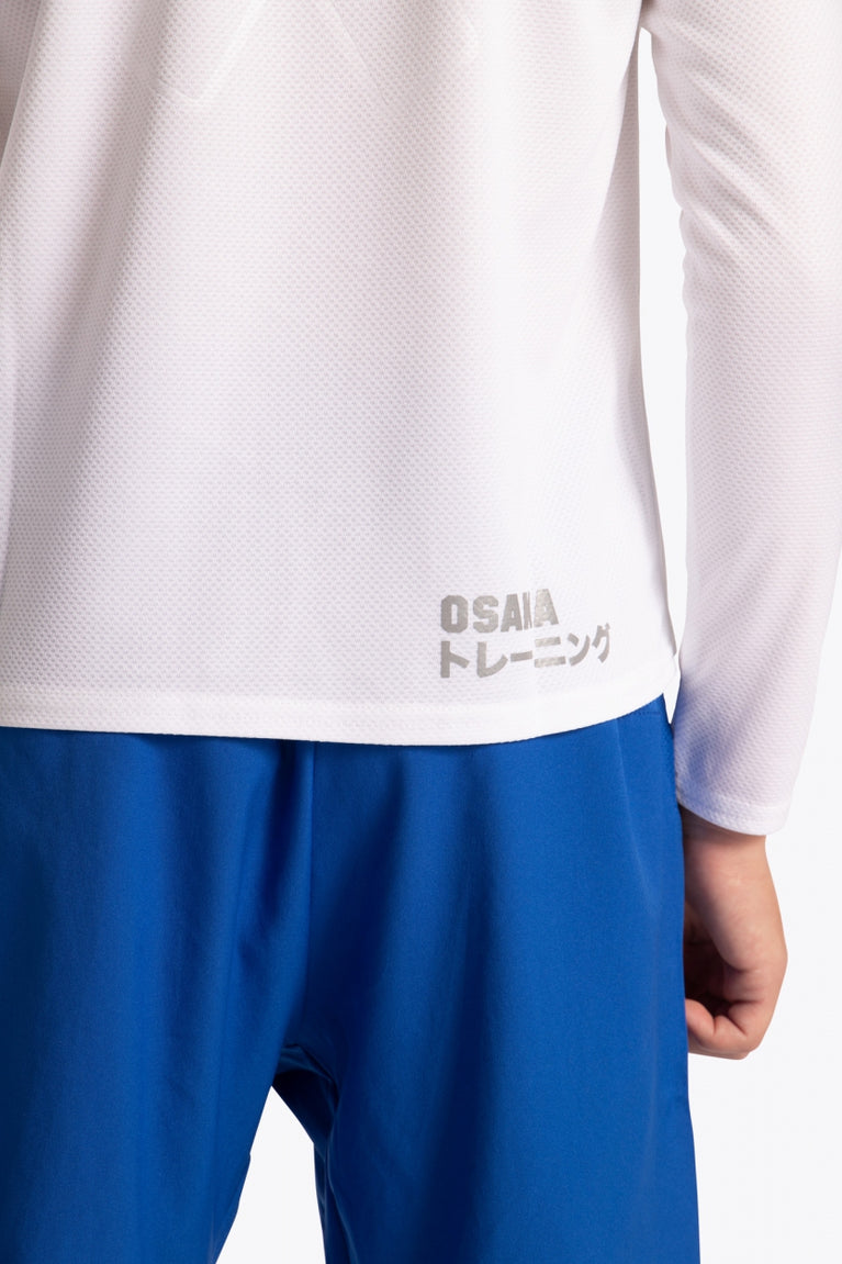 Osaka Kids Training Tee Long Sleeve | White
