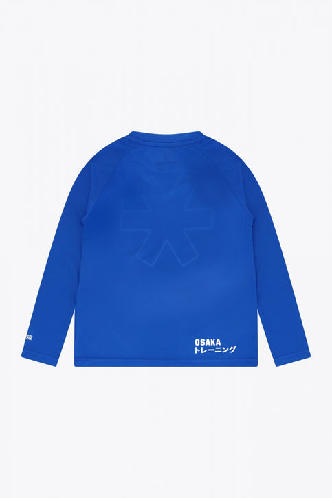 T-shirt da allenamento per bambini Osaka a maniche lunghe | Blu Reale