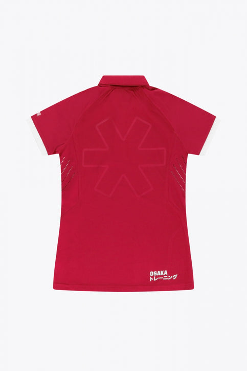 Camiseta polo Osaka para mujer | Rojo