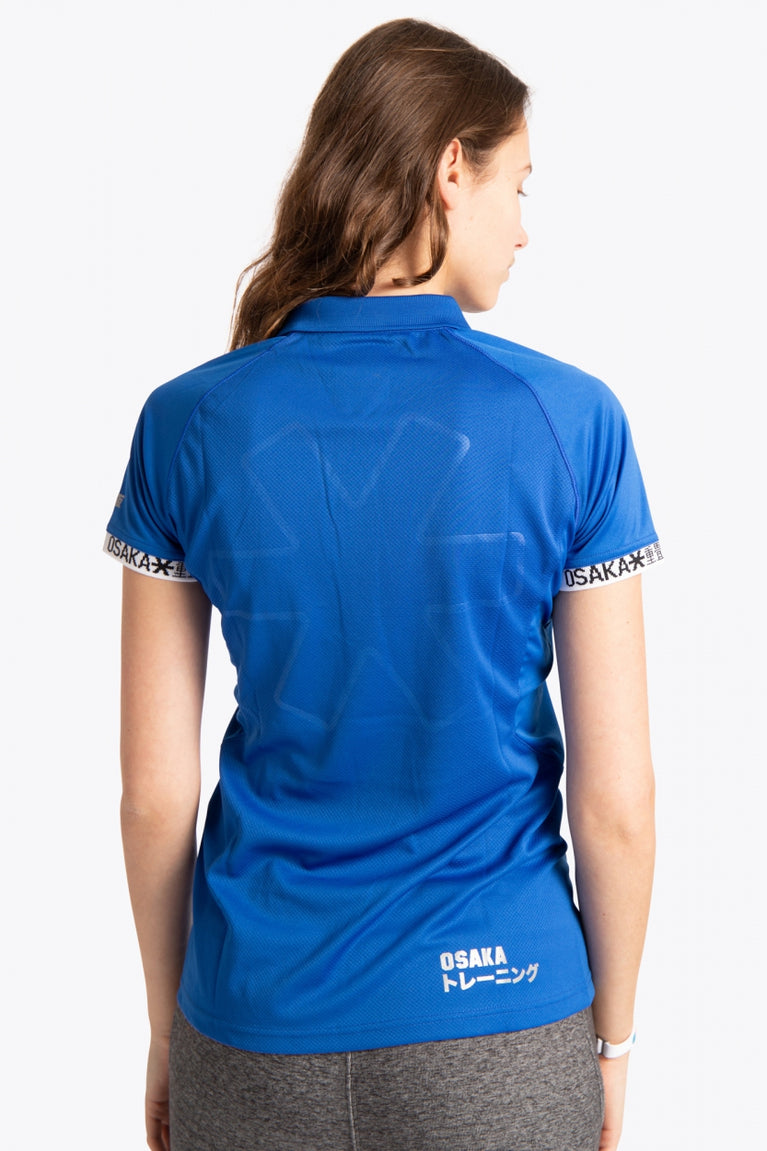 Camiseta polo Osaka para mujer | Azul real