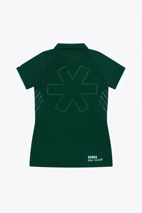 Camiseta polo Osaka para mujer | Verde oscuro