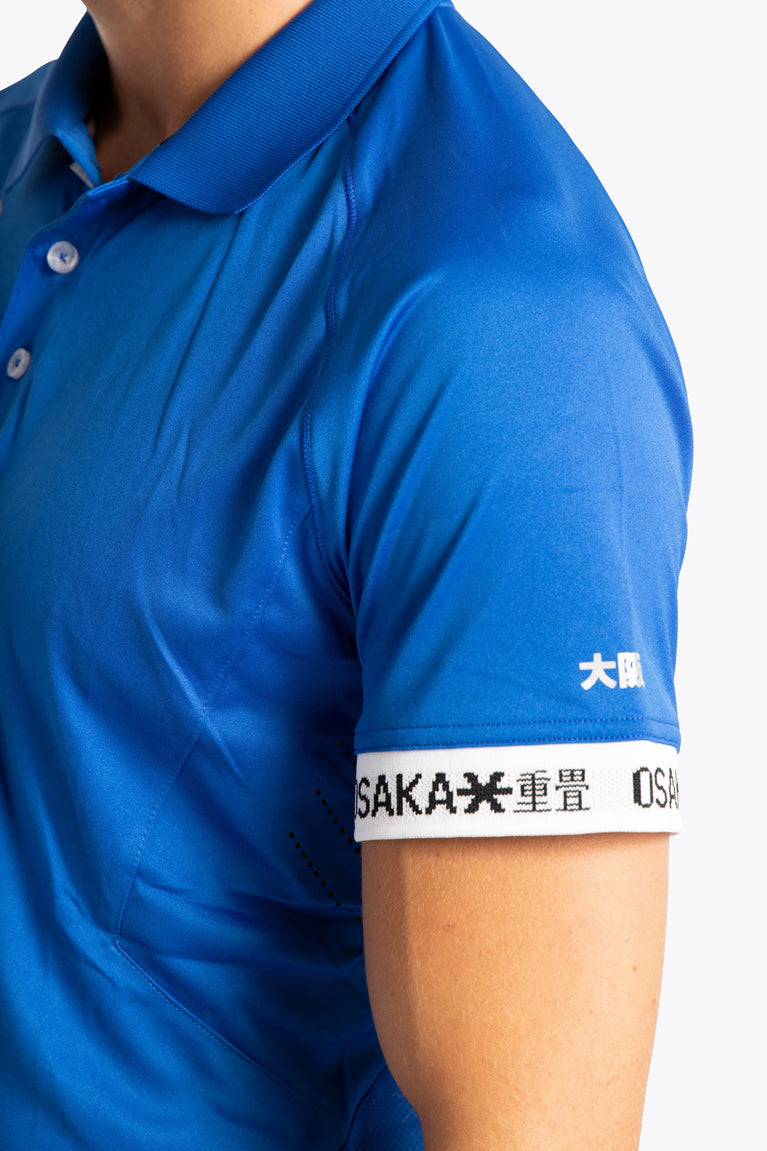 Osaka herenpoloshirt | Koningsblauw