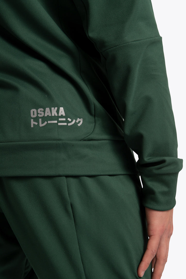 Osaka trainingsjack voor heren | Donker <tc>Groen</tc>