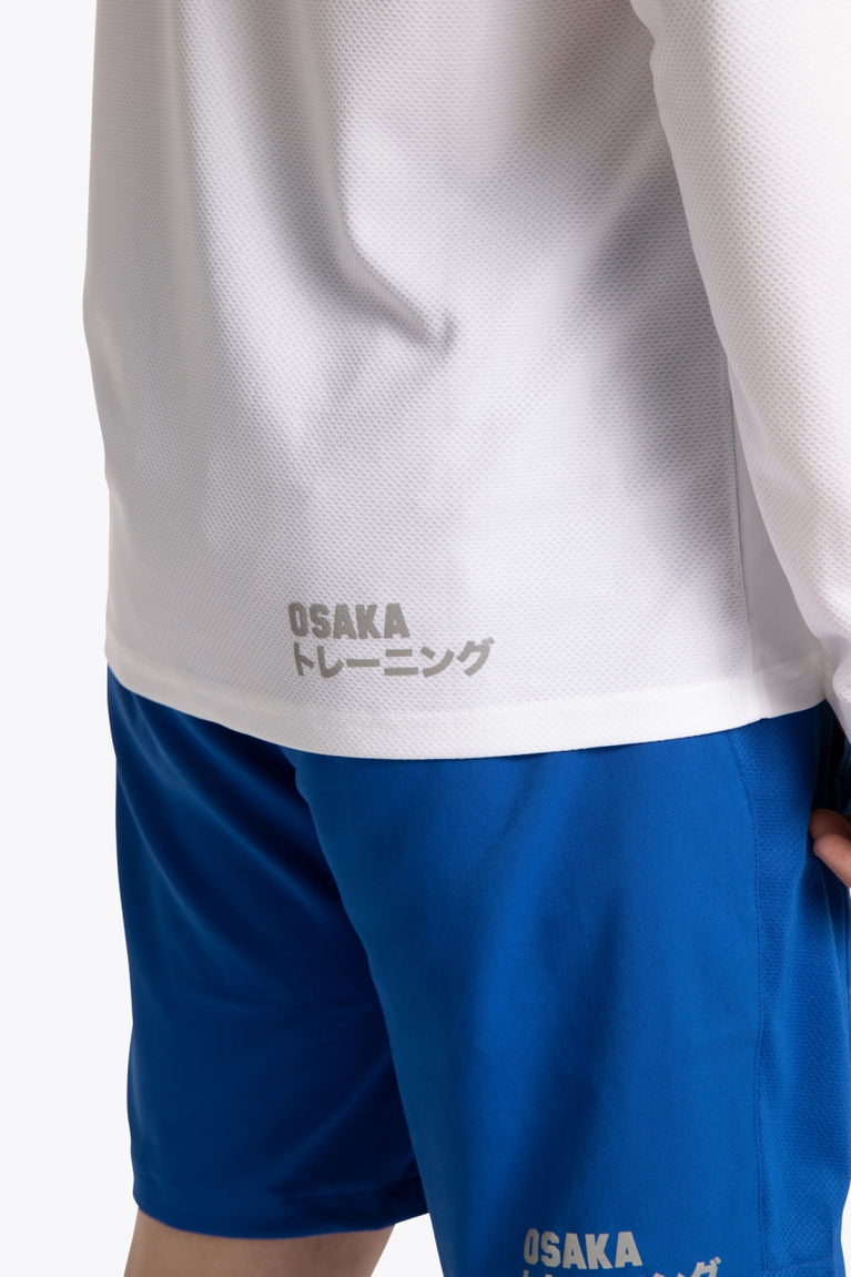 Osaka Hombre <tc>Training</tc> <tc>camiseta</tc> Manga larga | Blanco