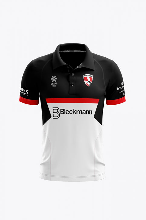 Blackbirds Men Polo Jersey - Retro Jersey | Black-Red-White
