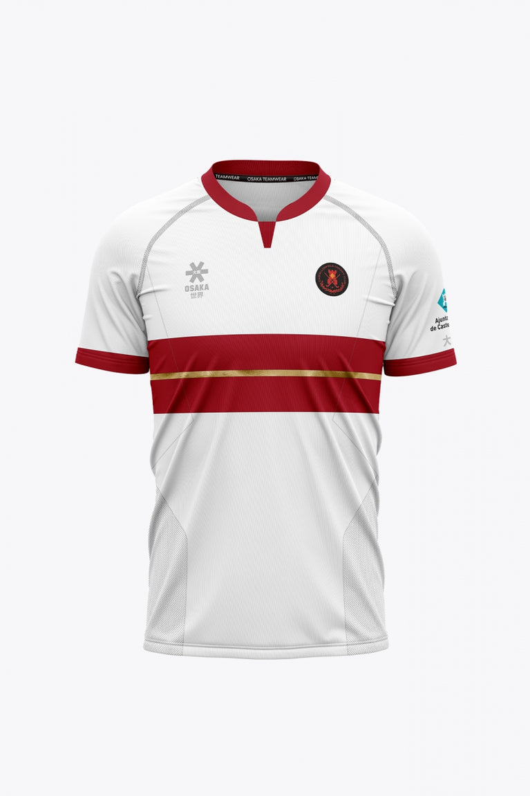 Castelldefels Men Jersey in White. Front view