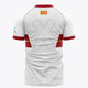 Castelldefels Men Jersey in White. Back view