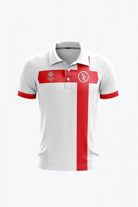 CD Terrassa Men Polo Jersey | White