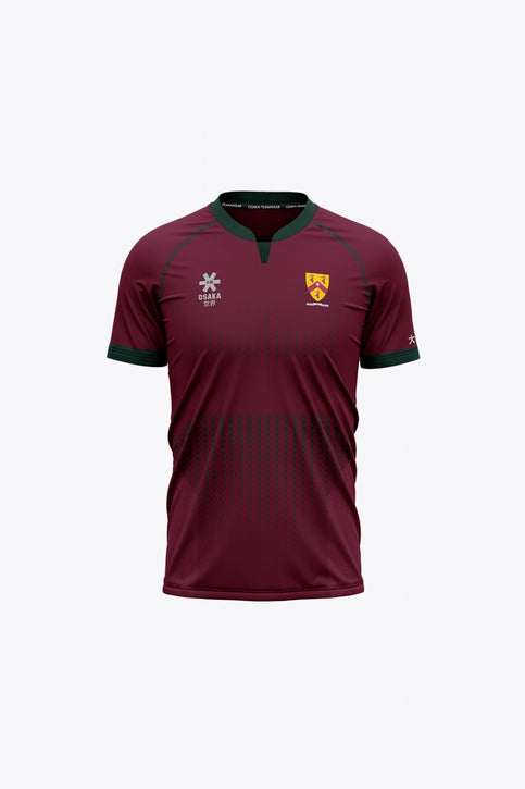 Cannock Kids Jersey in Bordeaux. Front view