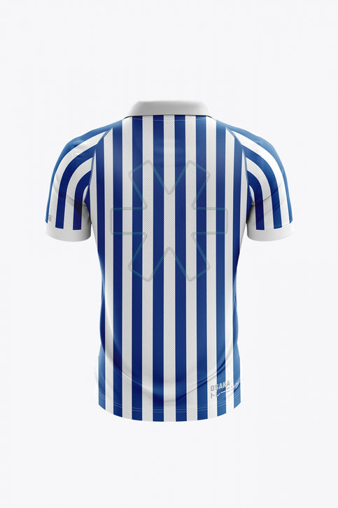 Egara damespoloshirt | Wit Blauw