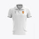 HC Ypenburg Kids Polo Jersey in White. Front view