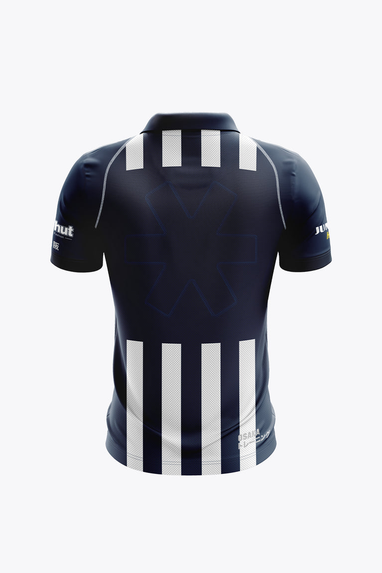 HDM Men Polo Jersey - Navy / White