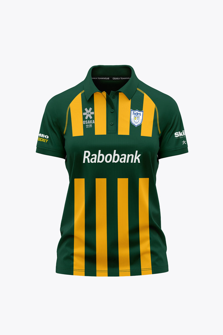 HDM Women Polo Jersey - Green / Yellow