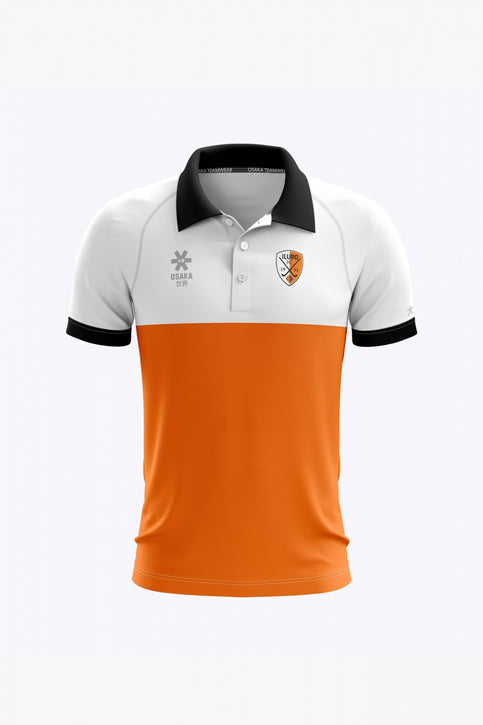 Iluro Women Polo Jersey | White-orange