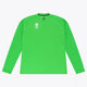 Osaka Keeper Tee Long Sleeve in Fluo Green. Front view