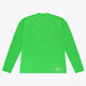 Osaka Keeper Tee Long Sleeve in Fluo Green. Back view