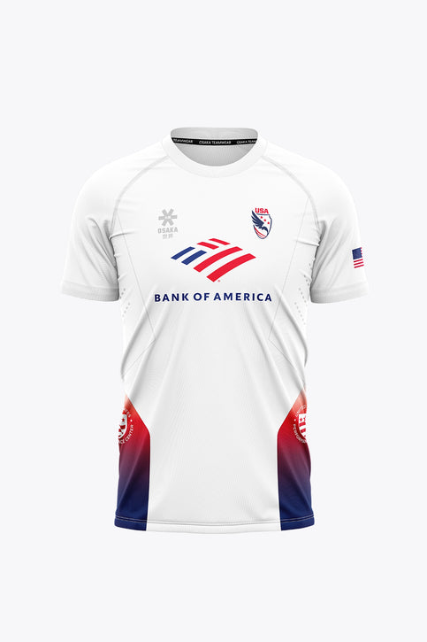 Camiseta de hockey sobre césped de EE. UU. para hombre | Blanco