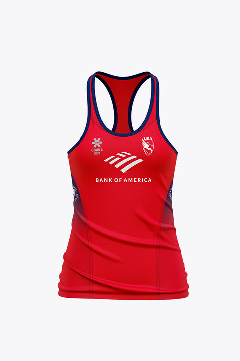 Camiseta femenina de hockey sobre césped de EE. UU. | Rojo