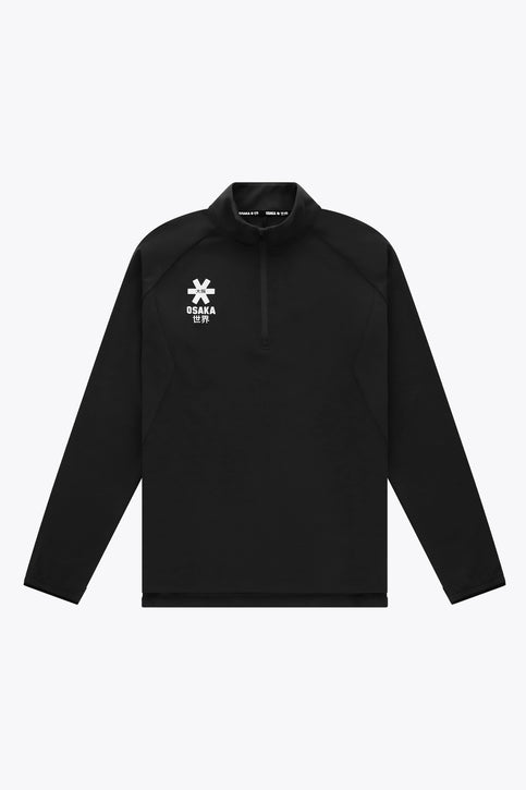 Osaka Men Half Zip Sweater | Black