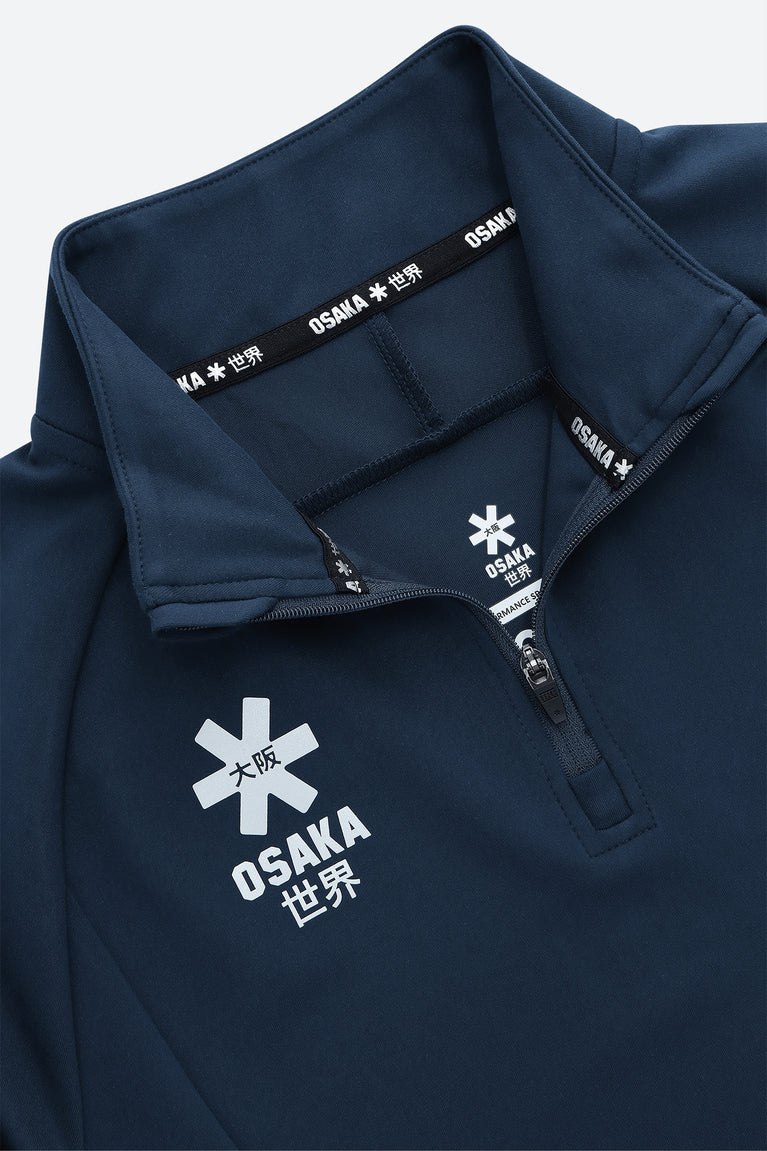 Osaka Sweater met halve rits voor kinderen | <tc>Navy</tc>