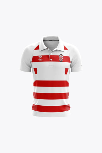 Borgerhout GW: Kinder Osaka Borgerhout G/W Kids Polo Jersey | White-Red - Sports Uniforms Training