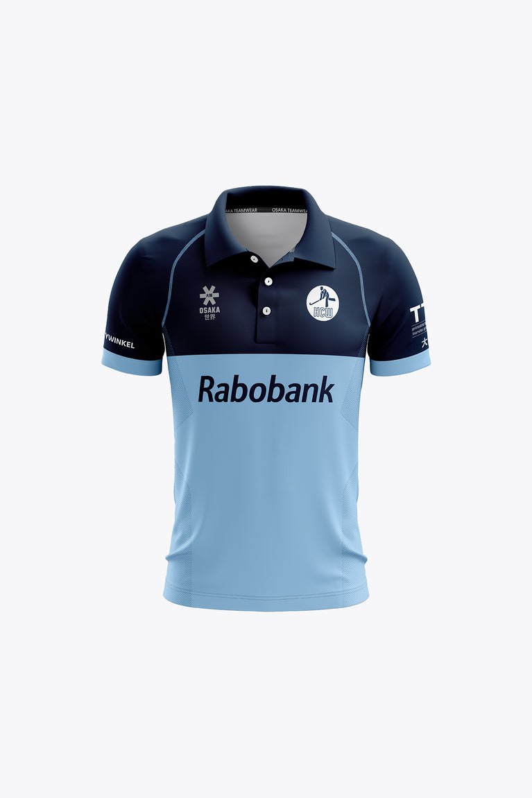 Waddinxveen HC kinderpoloshirt - <tc>Navy</tc>/hemelsblauw