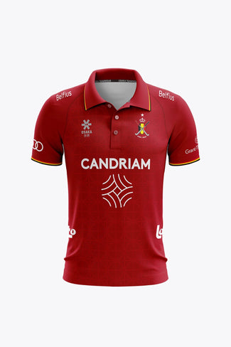 ARBH – KBHB-Kollektion: Herren Osaka Official Belgium Men Polo Jersey | Red - Sports Uniforms Training