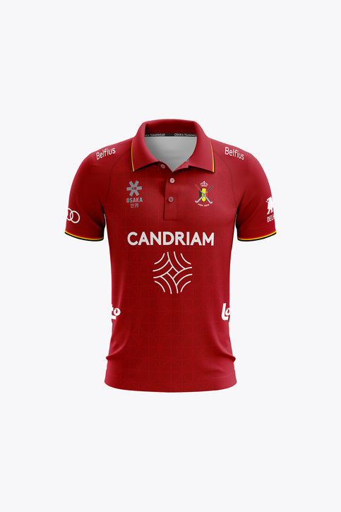 Official Belgium Kids Polo Jersey | Red