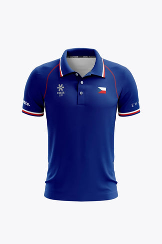 <tc>Tschechische Republik Club Kollektion: Herren</tc> Osaka Official Czech Republic Men Polo Jersey | Royal Blue - Sports Uniforms Training