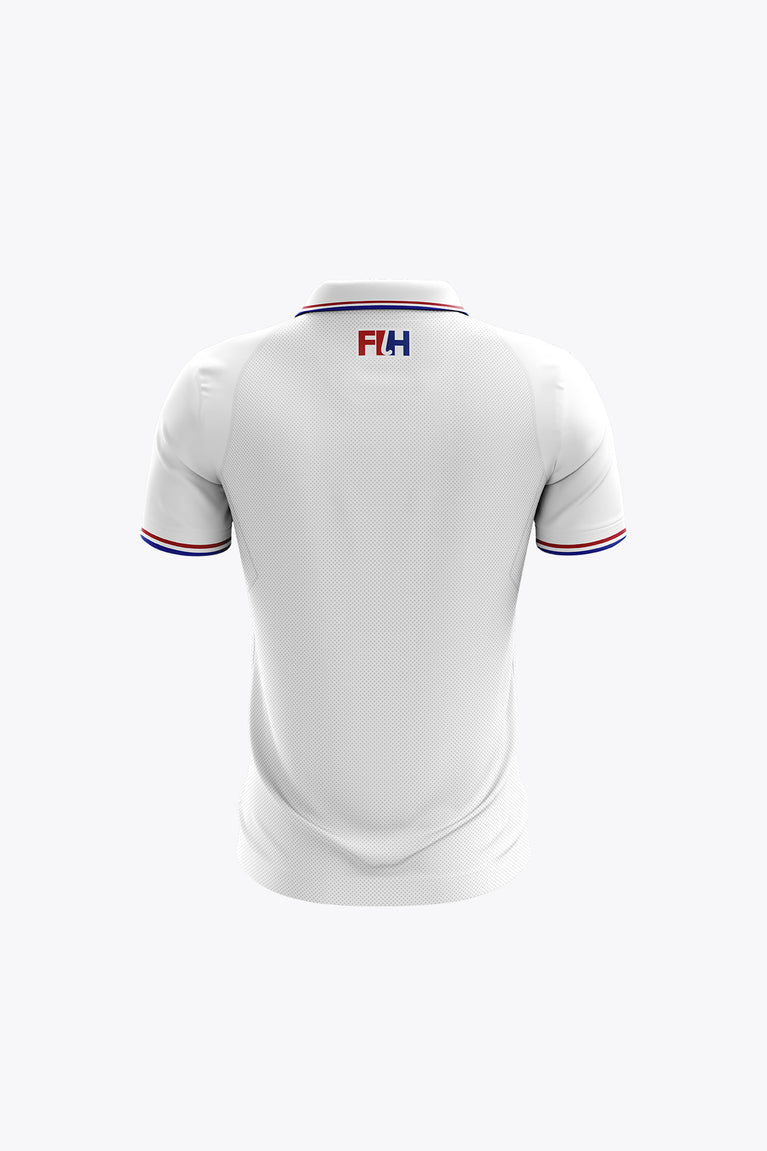 Official France Kids Polo Jersey | White