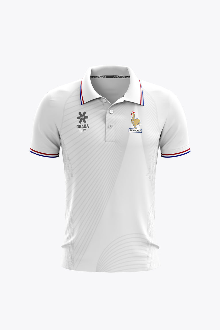Official France Men Polo Jersey | White