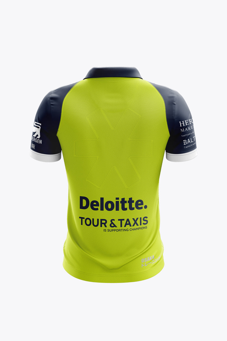 Merode Men Polo Jersey | Navy-Lime