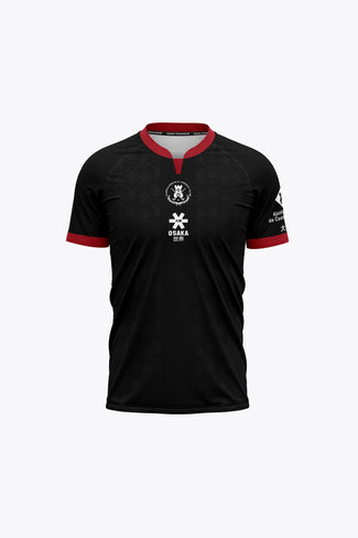 Castelldefels: Kids Osaka Castelldefels Kids Jersey | Black - Sports Uniforms Training
