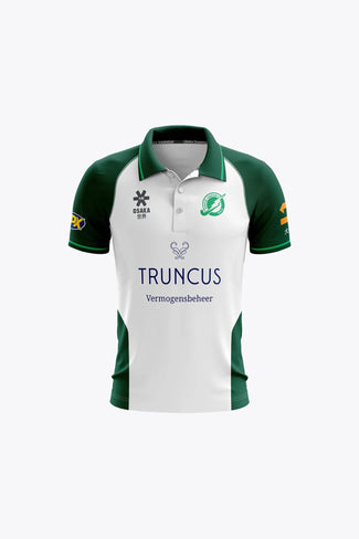 Temse: Kids Osaka Temse Kids Polo Jersey | White-Dark Green - Sports Uniforms Training