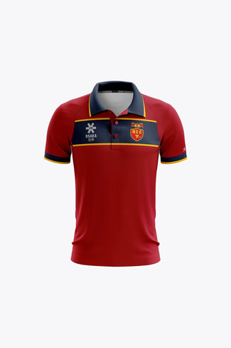 Cauchois HC: Kids Osaka HC Cauchois Kids Polo Jersey | Red - Sports Uniforms Training