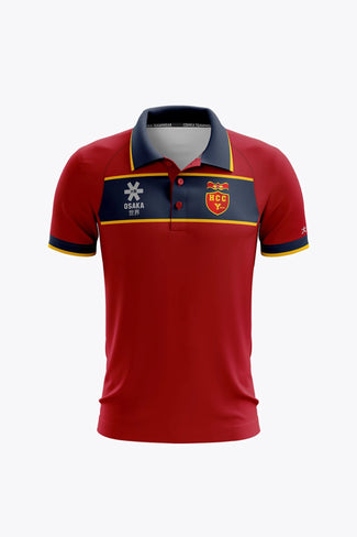 Cauchois HC: Men Osaka HC Cauchois Men Polo Jersey | Red - Sports Uniforms Training