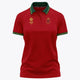 Official Morocco Women Polo Jersey | Red
