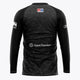 Women’s black goalkeeper long-sleeve tee with geometric pattern, Grant Thornton mark