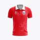 Hockey Federation Luxembourg Kids Polo Jersey | Red