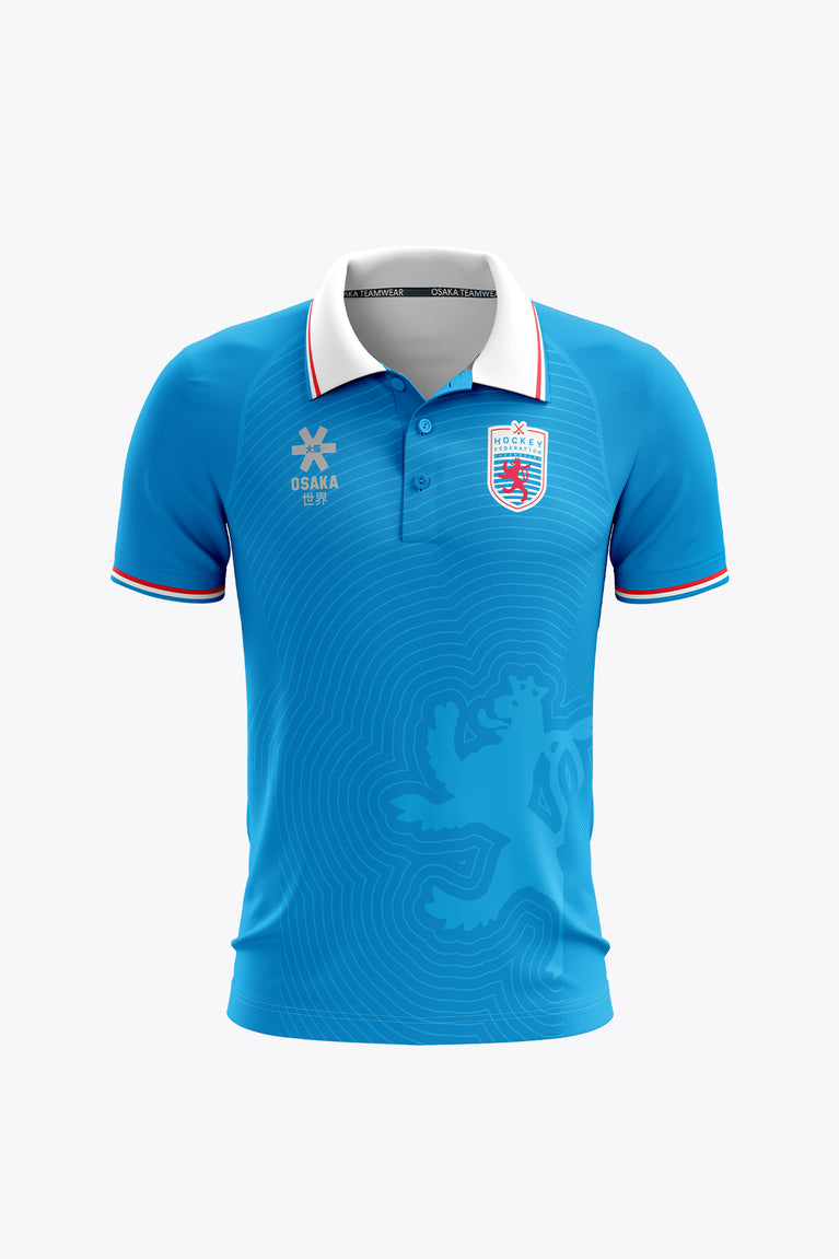 Hockey Federation Luxembourg Women Polo Jersey | Light Blue
