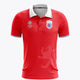 Hockey Federation Luxembourg Men Polo Jersey | Red