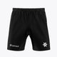 Black goalkeeper shorts with elastic waistband and Eiffage logo on left hem