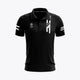 HC Zwart Wit Kids Polo Jersey - Black