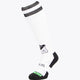 HC Zwart Wit Field Hockey Socks with Osaka logo in green. Front view